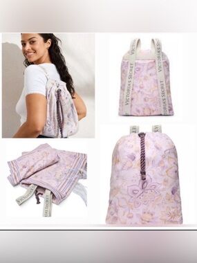 Victoria’s Secret 2 in 1 Towel Backpack NWT